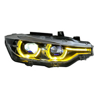 Phare LED bicolore SJC pour BMW Série 3 F31 F30 F35 2013-2019 Projecteur laser Phare Plug and Play Accessoires de voiture