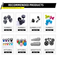 GYMKO Nouvelle barre d'haltères stylisée, portable et durable en acier massif pour le fitness.