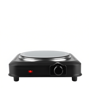 Table de cuisson électrique portable 1200W à brûleur unique en verre, contrôle de température progressif, pour maison, camping-car et utilisation sur comptoir - Product Image 1