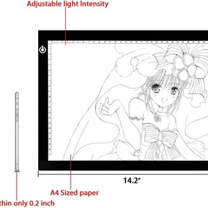 Tablette lumineuse LED ultra-fine réglable avec alimentation USB pour transfert de tatouages, croquis et animation - Product Image 3