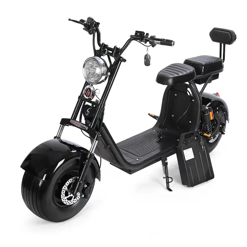 Eec Coc 60v europa magazzino 1500w 2000w grasso pneumatico moto Scooter elettrico Citycoco