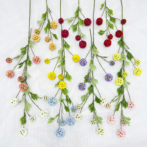 Fábrica de Flores Meiyu, Arreglo Floral Artificial de Flores de Seda en Forma de Rueda para Decoración del Hogar, Accesorios para Fotografía de Bodas - Product Image 3