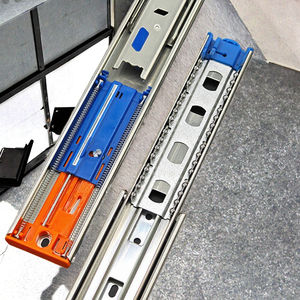 Glissière de tiroir en acier mince et élégante, résistante à la corrosion, glissière de tiroir étroite et fine pour la conception de meubles fins - Product Image 3