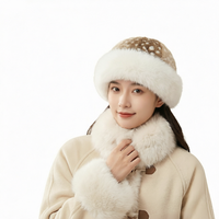 Chapeau en peluche imprimé cerf style pêcheur pour adultes, chaud et coupe-vent, style japonais et coréen, grande circonférence de tête, pour l'extérieur, collection automne-hiver