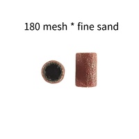 SunelPort Lot de 50 disques de ponçage cylindriques pour machine à manucure - Grain grossier/fin 80/120/180 pour le nettoyage des capsules d'ongles en acrylique