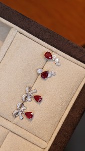 Boucles d'oreilles clous en or massif 18 carats Xinfly avec nœuds en diamant naturel, petites boucles d'oreilles nœuds en diamant, cadeau, en stock, bijoux fins - Product Image 1