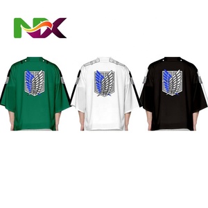 Disfraz de Cosplay de Shingeki No Kyojin, Impresión 3D, <span class=keywords><strong>Haori</strong></span>, Ropa de Dibujos Animados, Kimono de Anime, Capa, Sudadera con Capucha de Ataque a los Titanes - Product Image 1