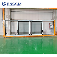 Top Hersteller Marke NFRC Hurricane Proof Aluminium Schiebefenster Miami Bahamas Projekt Tender Coastal Impact Glasfenster