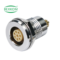 Connecteur d'alimentation pour station de ravitaillement en hydrogène, tension de test 2100V, 2-40 broches, IP67, verrouillage push-pull, plaqué or, pour système de pile à combustible