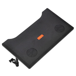 Coussin de siège pour fauteuil roulant en cuir noir, largeur 41 cm, longueur 41,5 cm, épaisseur 5 cm, pour un confort et un soutien optimal - Product Image 2