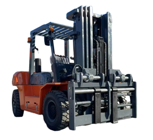 מלגזה חדשה <span class=keywords><strong>6</strong></span> טון דיזל 4X4 צמיגים מלאים תורן חד-שלבי כושר הרמה גבוה יכולת שטח לעבודות בנייה, כרייה וחקלאות - Product Image 1