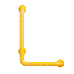 Barra de Agarre Antideslizante en Forma de L Ausa, Nylon, Curva de 90 Grados, para Baño, Soporte de Seguridad para Inodoro, Uso para Personas Mayores y Discapacitadas - Product Image 5
