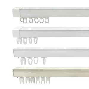 Cortina deslizante de aleación de aluminio personalizada, cortina de tela para sala de estar, servicio personalizado, venta al por mayor - Product Image 3