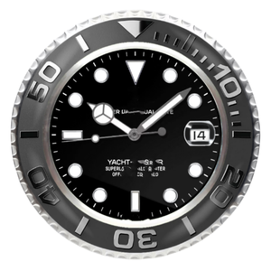 <span class=keywords><strong>Horloge</strong></span> murale personnalisée de haute qualité entièrement en métal, design moderne de luxe, grande taille, livraison rapide, MOQ faible, cadeau de marque, <span class=keywords><strong>horloge</strong></span> ROLAX - Product Image 3