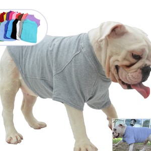 T-shirt d'été en coton pour chien, design classique, écologique, de luxe, assorti pour bouledogues français de petite <span class=keywords><strong>et</strong></span> grande taille, idéal pour le dropshipping - Product Image 5