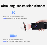 Lecteur de codes QR sans fil USB Vente en gros Scanner portable 1D 2D à clipser pour téléphones mobiles