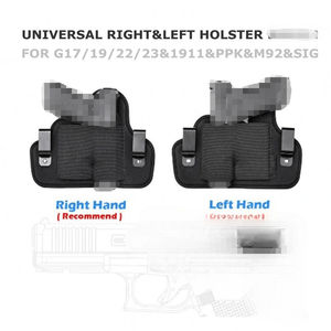 Tactische IWB Concealed <span class=keywords><strong>Holster</strong></span> Universeel Rechts & Links Nylon voor G17/19/22/23/1911/941/M92/SIG Jacht Verborgen Ontwerp - Product Image 4