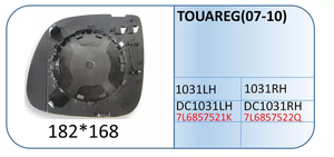 Remplacement de la vitre du rétroviseur latéral de la voiture automatique pour VOLKSWAGEN <span class=keywords><strong>TOUAREG</strong></span> (2002-2007) - Product Image 3