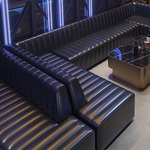 Conjunto de Sofá y Banco de Bar Personalizado de Acero Inoxidable de Alta Gama para <span class=keywords><strong>Club</strong></span> Nocturno KTV con Diseño Moderno para Uso Comercial - Product Image 3