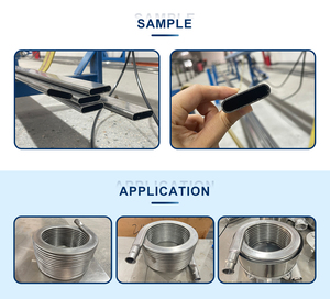 Tùy Chỉnh Công Nghiệp Thép Không Gỉ Nhà Máy Ống Cho Trao Đổi Nhiệt Ống Sắt <span class=keywords><strong>Gi</strong></span> MS Ống Làm Máy Dây Chuyền Sản Xuất - Product Image 6
