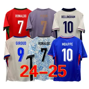 Vente en gros Euro France Mbappe 10 # dernière édition thaïlandaise version fan de qualité supérieure maillot de football unisexe