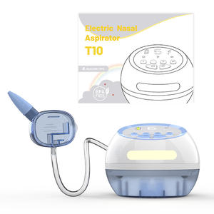 เครื่องดูดน้ำมูกจมูกไฟฟ้าทำจากซิลิโคนสำหรับเด็กทารกอุปกรณ์ดูดน้ำมูกที่จมูกแบบตั้งโต๊ะความจุมาก - Product Image 4