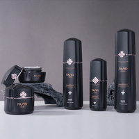 Ensemble de flacons cosmétiques de luxe uniques en verre mat électroplaqué, flacon pompe pour sérum, conteneur pour soins du visage