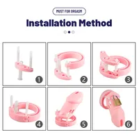 Cage de chasteté en silicone pour homme BUYBOOS, verrouillage du pénis, jouet pour adultes BDSM avec retenue urétrale