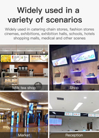 16.4 \ "Long LCD Digital Edge Bar Screen Monitor Table Bar Display avec étagère étirée pour une utilisation en magasin de détail