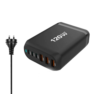 Chargeur mural USB PD Type C multi-ports 100W 120W pour téléphone portable, tablette, ordinateur portable - Product Image 2