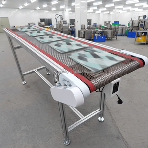 Mesin Konveyor Sabuk Jaring Makanan Suhu Tinggi Biaya Rendah dengan Kipas Pendingin untuk Mesin Cetak Injeksi Pabrik Pengolahan Makanan - Product Image 2