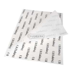 Custom Printed Greaseproof Food Grade Sandwich Food <b>Wrap</b> <b>Paper</b> for Sushi Burger Bread - Product Image 2