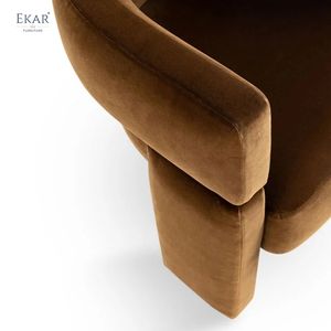 Sillón EKAR Harper <span class=keywords><strong>Eclat</strong></span>: Silla de Diseño Moderno y Lujoso con Tapicería de Tela para Oficina en Casa y Sala de Estar - Product Image 2