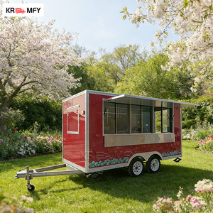 OEM Mobile Cafe And Fast Food Trailer Moveable 20ft 40ft Container Burger Restaurant Kiosk Designs - Product Image 5