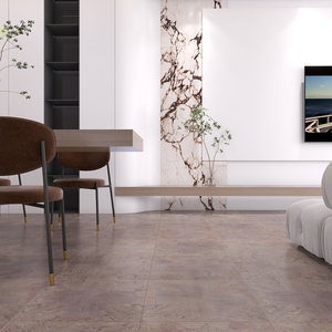 <span class=keywords><strong>Parquet</strong></span> en chêne massif contrecollé avec incrustations artistiques, design mi-siècle, pour salon et décoration intérieure - Product Image 6