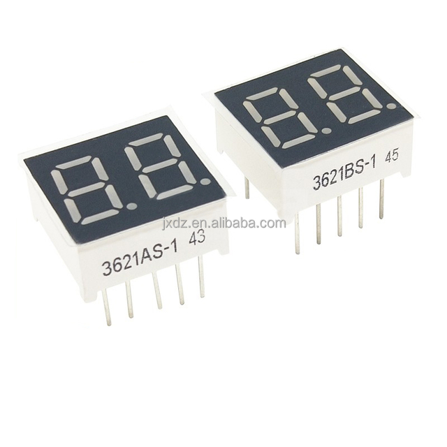 0.36 inch 2-digit 7-segment LED display highlight red 3621AS/3621BS common cathode / common anode Digital Tube