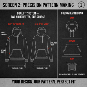 Sudadera con Capucha Premium de Diseño Personalizado Cenloong, Sudadera Extra Grande para Hombre, Unisex, Estilo Urbano, OEM - Product Image 2