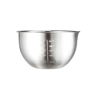 Cuenco para mezclar panadería, 3 uds., cuencos para mezclar de acero inoxidable, contenedor de alimentos para hornear, juego de cuencos para ensaladas - Product Image 4