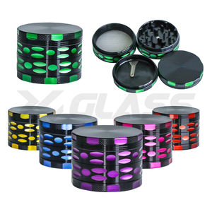 XY GLASS Großhandel Manuelle Zigarettenzerkleinerer Metall-Aluminium Gewürz-Kräutermühlen 4-Schichten Kräutermühlen zum Rauchen - Product Image 2