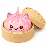 Jouet Squishy Brillant en Forme de Boulette avec Motif Visage Mignon, Rebond Lent, Jouet Anti-Stress pour Enfants, Vente Chaude, Vente en Gros Usine, Personnalisable