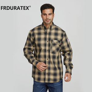 FRDURATEX-camisa ignífuga para soldar, <span class=keywords><strong>ropa</strong></span> <span class=keywords><strong>de</strong></span> <span class=keywords><strong>trabajo</strong></span> industrial estadounidense con certificado UL - Product Image 6