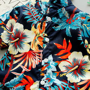 ชุดเสื้อผ้าเด็กผู้ชายฤดูร้อน 2 ชิ้น เสื้อเชิ้ตผ้าฝ้าย + กางเกง ชุดเด็กผู้ชาย - Product Image 3