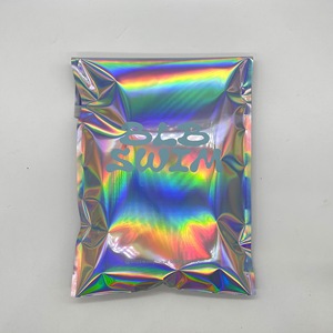 Bolsas de Envío de Aluminio Láser con Logotipo Personalizado, Bolsas de <span class=keywords><strong>Correo</strong></span> Metálicas Brillantes Holográficas para Ropa - Product Image 2