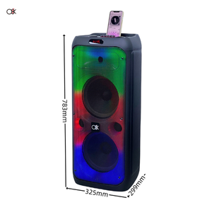 O8k Giá Bán Buôn 10 Inches 45W Tốt Nhất Xách Tay Lớn Woofer Màu Xanh Răng Đảng Karaoke Xe Đẩy Loa Không Dây <span class=keywords><strong>Microphone</strong></span> Loa - Product Image 3
