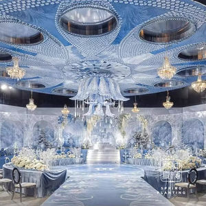 تصميم الإضاءة لوازم الزفاف ، الحجاب ، قاعة حفلات الزفاف - Product Image 2