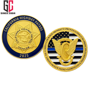 Moneda <span class=keywords><strong>de</strong></span> Desafío <span class=keywords><strong>de</strong></span> la Patrulla <span class=keywords><strong>de</strong></span> Carreteras <span class=keywords><strong>de</strong></span> <span class=keywords><strong>California</strong></span> (CHP) <span class=keywords><strong>de</strong></span> Metal Esmaltado Personalizada <span class=keywords><strong>de</strong></span> Fábrica con 12 Años <span class=keywords><strong>de</strong></span> Experiencia, con Parche Bordado - Product Image 2