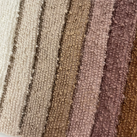 Housse en tissu crème boucle pour canapé modulable confortable