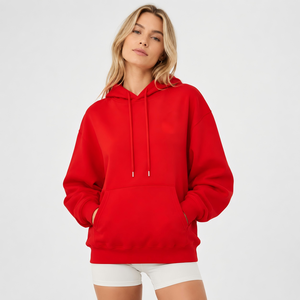 Sweat à capuche confortable en polaire avec cordon de serrage et poche kangourou avant, expédition rapide depuis l'entrepôt local aux États-Unis, idéal pour un usage quotidien décontracté - Product Image 1