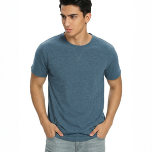 T-shirts pour hommes en coton 100% uni, motif uni, qualité de gros, sublimation personnalisée pour hommes, manches courtes, surdimensionnés - Product Image 1