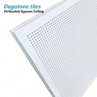 Système de plafonds insonorisants en plaques de plâtre perforées à design sans joint pour la réduction du bruit
